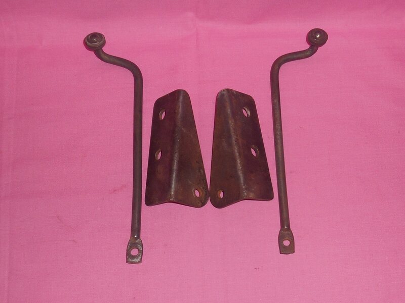 Land Rover Series 2A 109 Station Wagon Genuine Rear Door Check Strap Rods, RH & LH