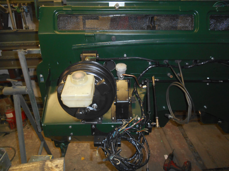 Land Rover Series 2a with components fitted to offside.
